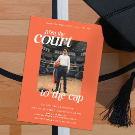 Convites Tribunal de Formatação de Basquete ao Boné