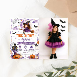Convites Trick or Three 3º Aniversário