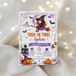 Convites Trick or Three 3º Aniversário