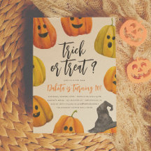 Trick ou Treine a Festa de aniversário de Abóbora 