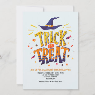 Convites Trick ou Treine o Halloween