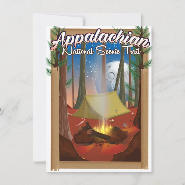 Convites Trilha Cênica Nacional Appalachiana (Verso)