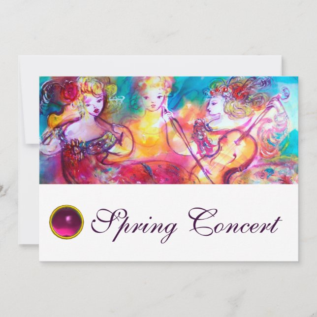 CONVITES TRIO HARMONY CONCERTO MUSICAL DE PRIMAVERA (Frente)