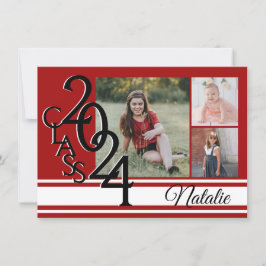 Convites Triplagem Tripla Vermelha Varsity 2024