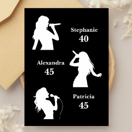 Convites Triple o divertido aniversário da junção negra min