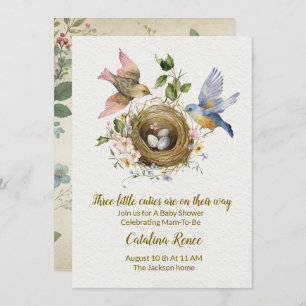 Convites Triple the Joy: Uma Celebração para os nossos Trip