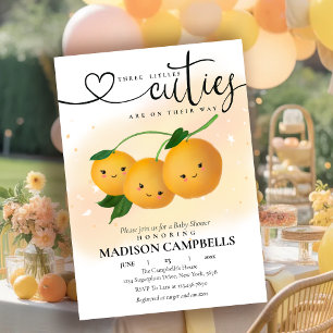 Convites Tripletes Três Pequenas Cuecas Estão A Caminho