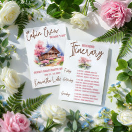 Convites Tripulação de Cabana Antes de Eu Me Casar! Fim de 