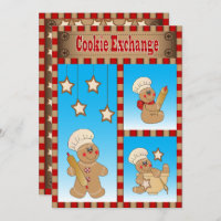 Troca anual de cookies com nossos padeiros de pão-