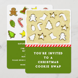 Convites Troca de Biscoitos de Natal
