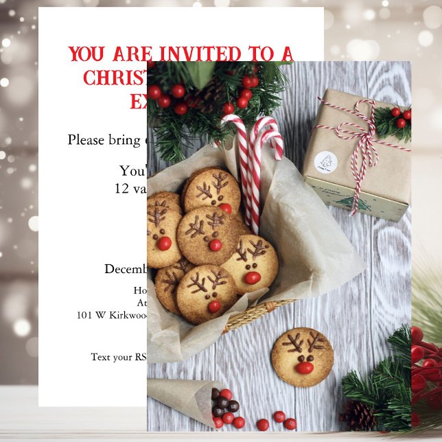 Convites Troca de Biscoitos de Natal (Criador carregado)