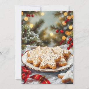 Convites Troca de Biscoitos de Natal Personalize
