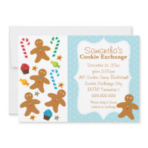 Troca de Cookies Feriados de Gingerbread