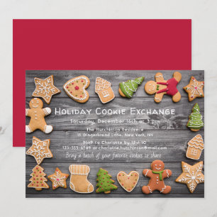 Convites Troca de Cookies Feriados Russos Gingerbread