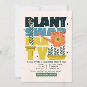 Convites Troca de Plantas