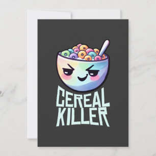 Convites Trocadilho de café da manhã da Killer Cereal