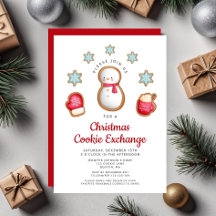 Trocas de Biscoitos de Natal do Boneco de Neve Ver