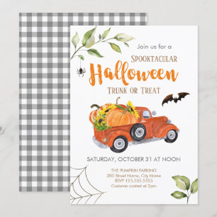 Convites Tronco de Halloween ou Tratar