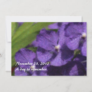 Convites tropicais havaianos da orquídea