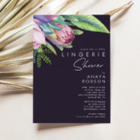 Tropical Floral Colorida | Chá Lingerie roxa