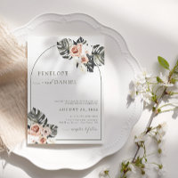 Tropical Palm Leaf Boho Wedding Floral