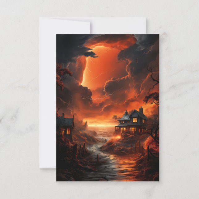 Convites Trovoada relâmpago (Frente)