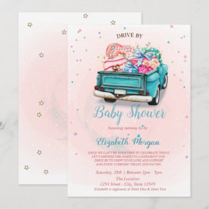 Convites Truck Sweets de Água Conduz Por Chá de fraldas