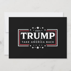 Convites Trump 2024 Devolva a América