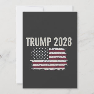 Convites Trump 2028 Presidente Americano das Eleições de Ba