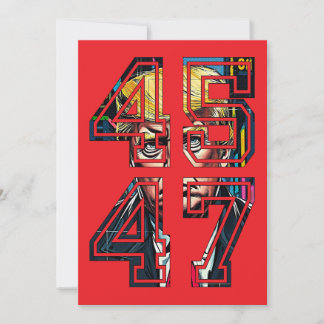 Convites Trump 45 47 | Pop Art | Presidente americano
