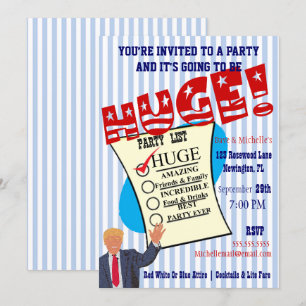 Convites Trump Celebra seu ENORME Partido de Marco