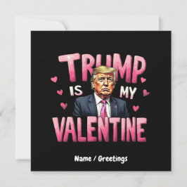 Convites Trump É Meu Dia de os namorados De Retrô Engraçado