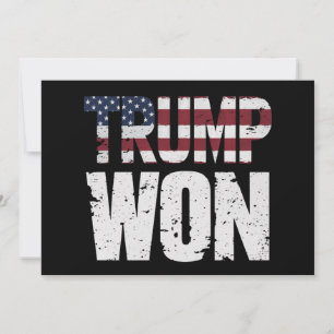 Convites Trump Ganhou 47º Presidente dos EUA Ganhou Eleição
