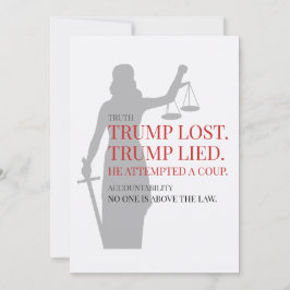 Convites Trump Perdeu Ninguém Morreu Acima da Lei