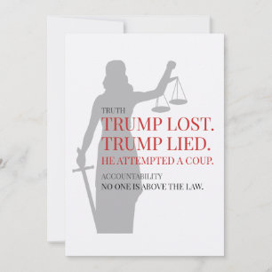 Convites Trump Perdeu Ninguém Morreu Acima da Lei