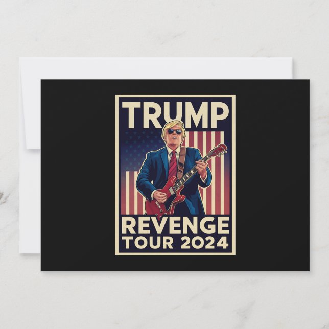 Convites Trump Revenge Tour 2024 Eleições Políticas 2024 (Frente)