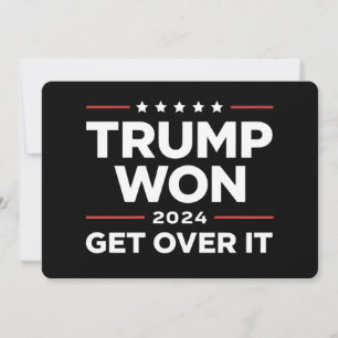 Convites Trump Venceu Aceite Isso 2024
