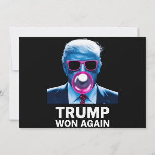 Convites Trump Venceu Novamente Eleição 2024 Voto President