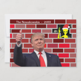 Convites Trump Wall Natal