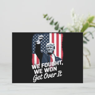 Convites Trump Won supera a vitória de Trump 47º presidente