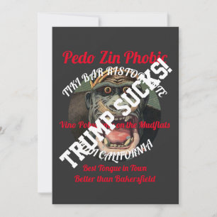 Convites Trump Zin Phobic Tiki Bar Restaurante Lodi CA