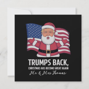 Convites Trump's Back: Natal se tornou Excelente novamente