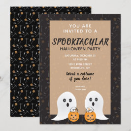 Convites Truque Ou Tratamento De Fantasmas Spooktaculares D