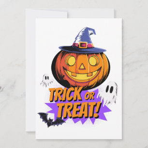 Convites Truque ou Tratar! Noite de Halloween