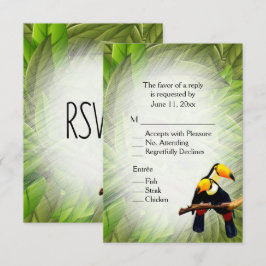 Convites Tucanos da Selva Respondam com Seleção de Prato