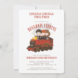 Convites Tudo a bordo do segundo aniversário Hogwarts Expre