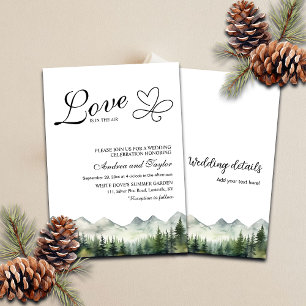 Convites Tudo em Um Amor está no ar Casamento Casual