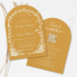 Convites Tudo em Um Arco Floral Jardim Casamento Âmbar
