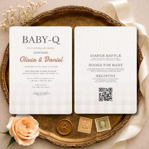 Convites Tudo em Um BabyQ Chá de Bebê para Casais