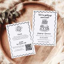 Tudo Em Um Casamento Caprichoso Desenhado à Mão
